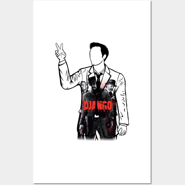 Quentin Tarantino, Director of Django Unchained Wall Art by Youre-So-Punny